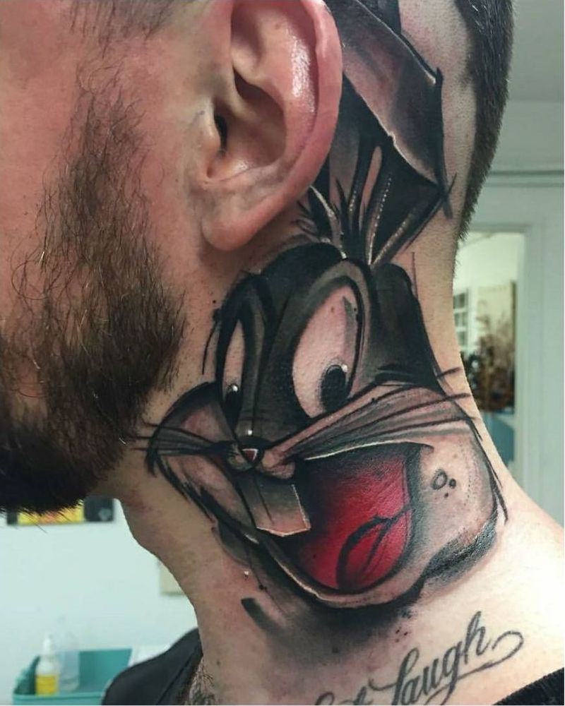 Bugs Bunny Gangsta 3RL video coach tattoo tatoo tattooartist tattooist  3rl 3rlonly  By Spray Gun Tattoo  Facebook