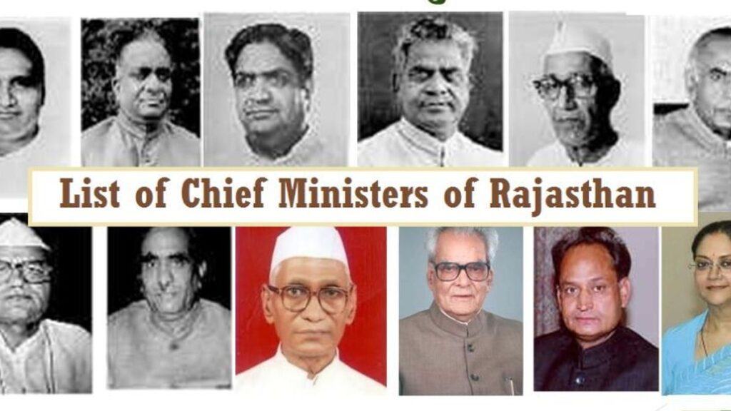List of Ministers of Rajasthan (19492023) NEWSTARS Education