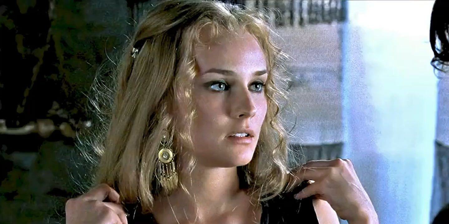 Troy Movie Screen Test Made Diane Kruger Feel Like Meat Newstars Education