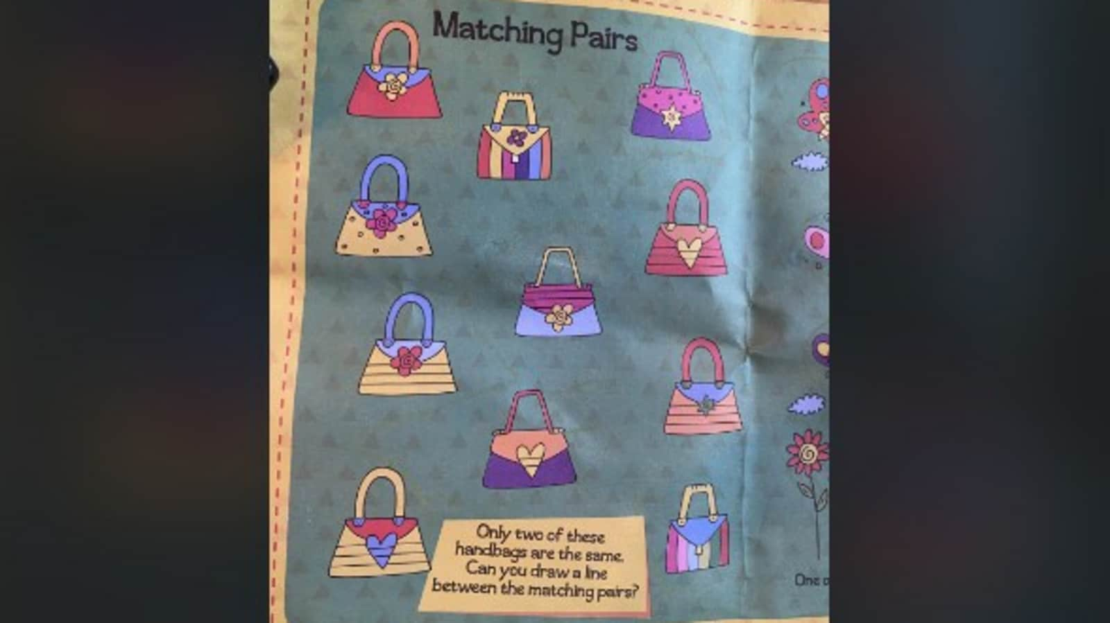 Only the best problem-solvers can crack this kids’ handbag puzzle that’s confusing adults