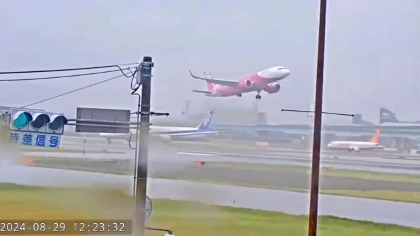 Scary video: Plane violently shakes midair due to strong winds near Japan airport